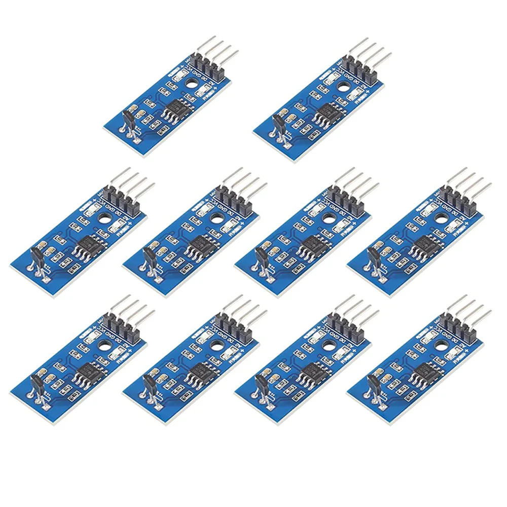 Modulo Sensori Hall 10 Pezzi 3144E Interruttore Hall Velocità Swiches Magnetici Modulo Sensore Di Conteggio Velocità Per Arduino Smart Car