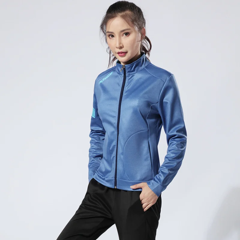 Fashionable Stylish Autumn And Winter Badminton Jacket Set Running Sportswear Jacket Long Sleeved Badminton