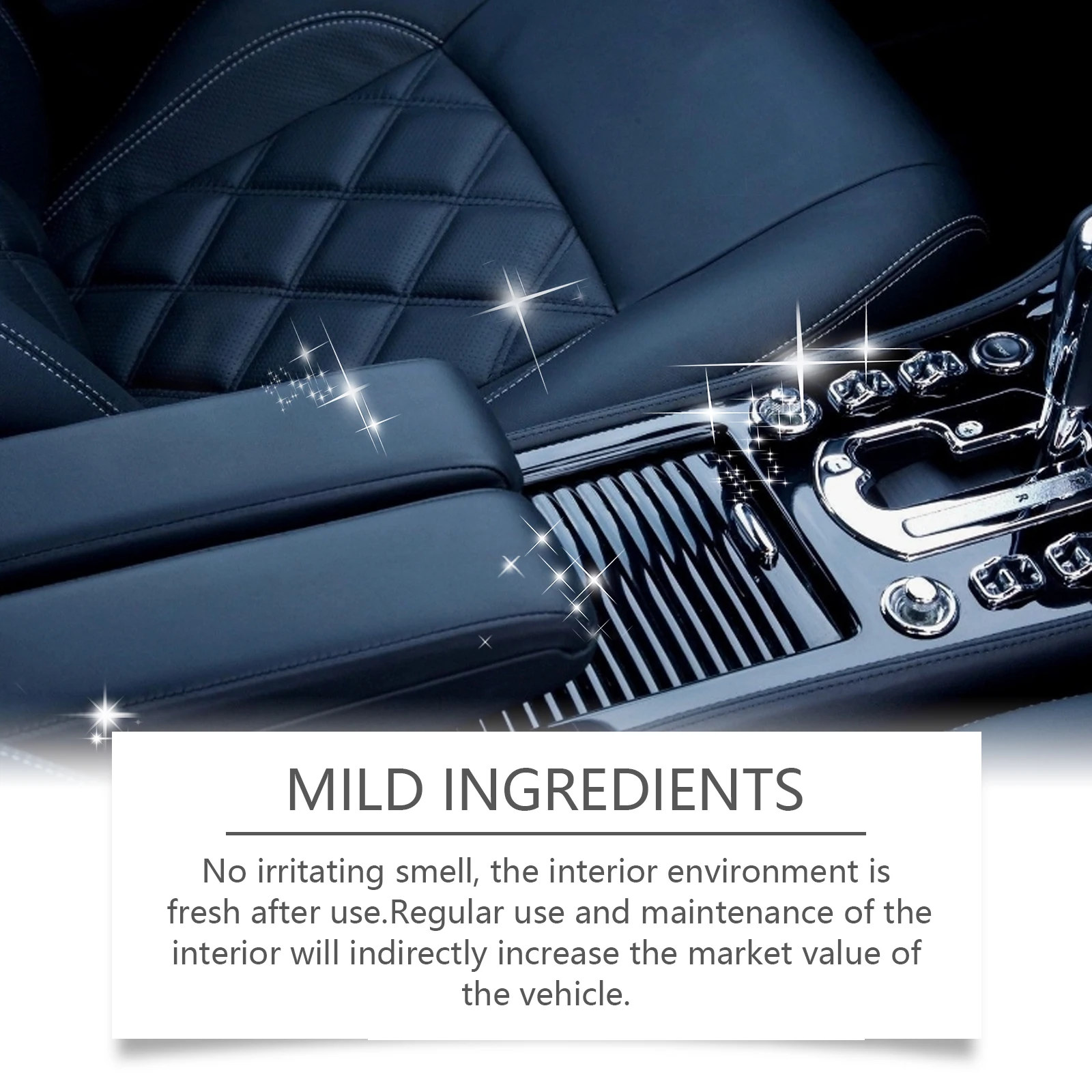 Car Interior Polish Restorer Scratch Remover Stain Protection Leather Dashboard Seats Trim Care Cleaner