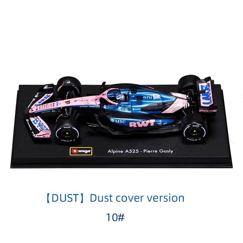 부라고 1:43 BWT 알파인 2025 A525 F1 레이싱 포뮬러카 정적 시뮬레이션 다이캐스트 합금 모델 10    가스리 43    콜라피노토