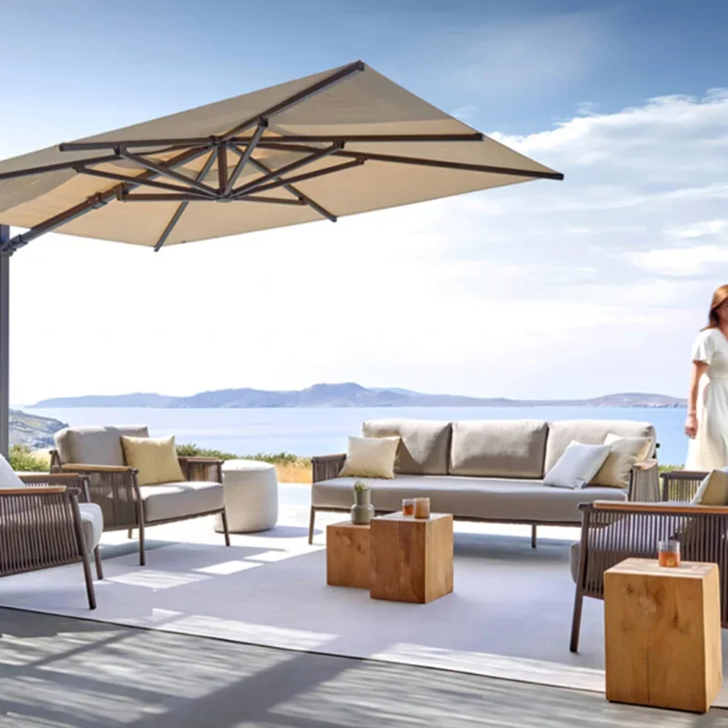 Nordic Courtyard Villa Garden Sofas Waterproof and Sunscreen Art