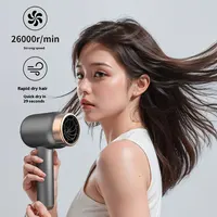 USB Charging Cordless Hair Dryer Travel Wireless Hair Dryer Home Rechargeable/Plug-In Negative Ion Hair Cold Portable Dormito 2