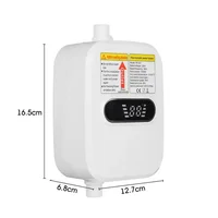 3500W 220V chauffe-eau salle de bains cuisine mural instantané électrique chauffe-eau robinet affichage de la température robinet douche 5