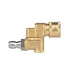 1/4" Quick Connect Rotary Coupler Adjustable Adapter with 5 Spray Nozzles Copper Connection for High Pressure Car Washer 4