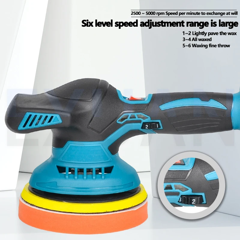 Cordless Car Polisher Electric Waxing Machine Electric Polisher Wireless Automobile Car Polishing Machine Sealing Glaze