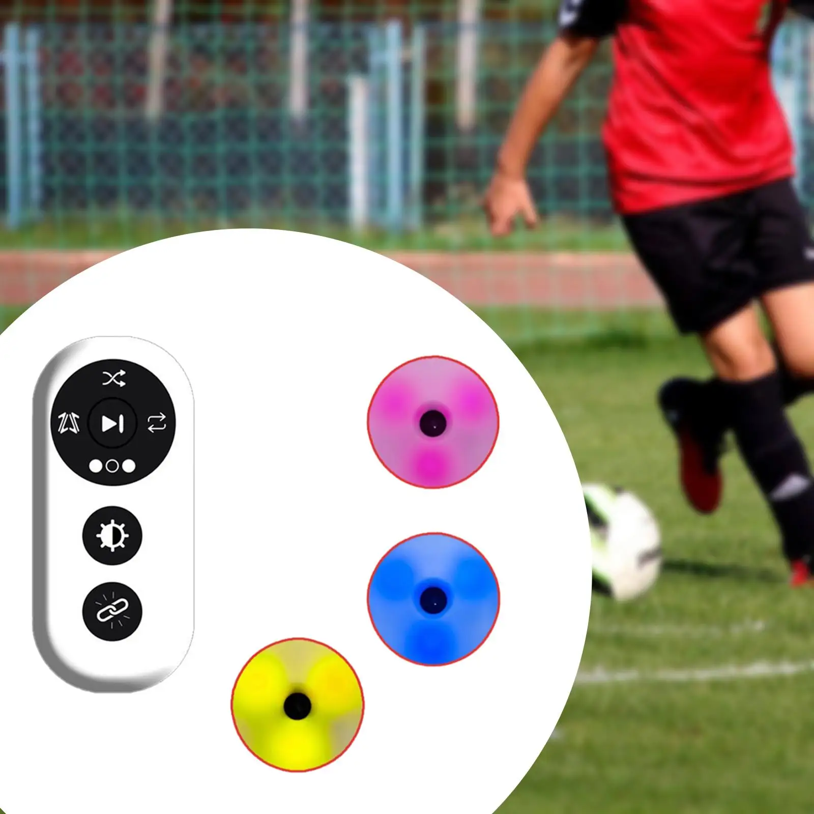 3Pcs Reaction Training Lights Agility Training for Basketball Fencing Soccer 3Pcs Reaction Training Lights Agility Training for Basketball Fencing Soccer