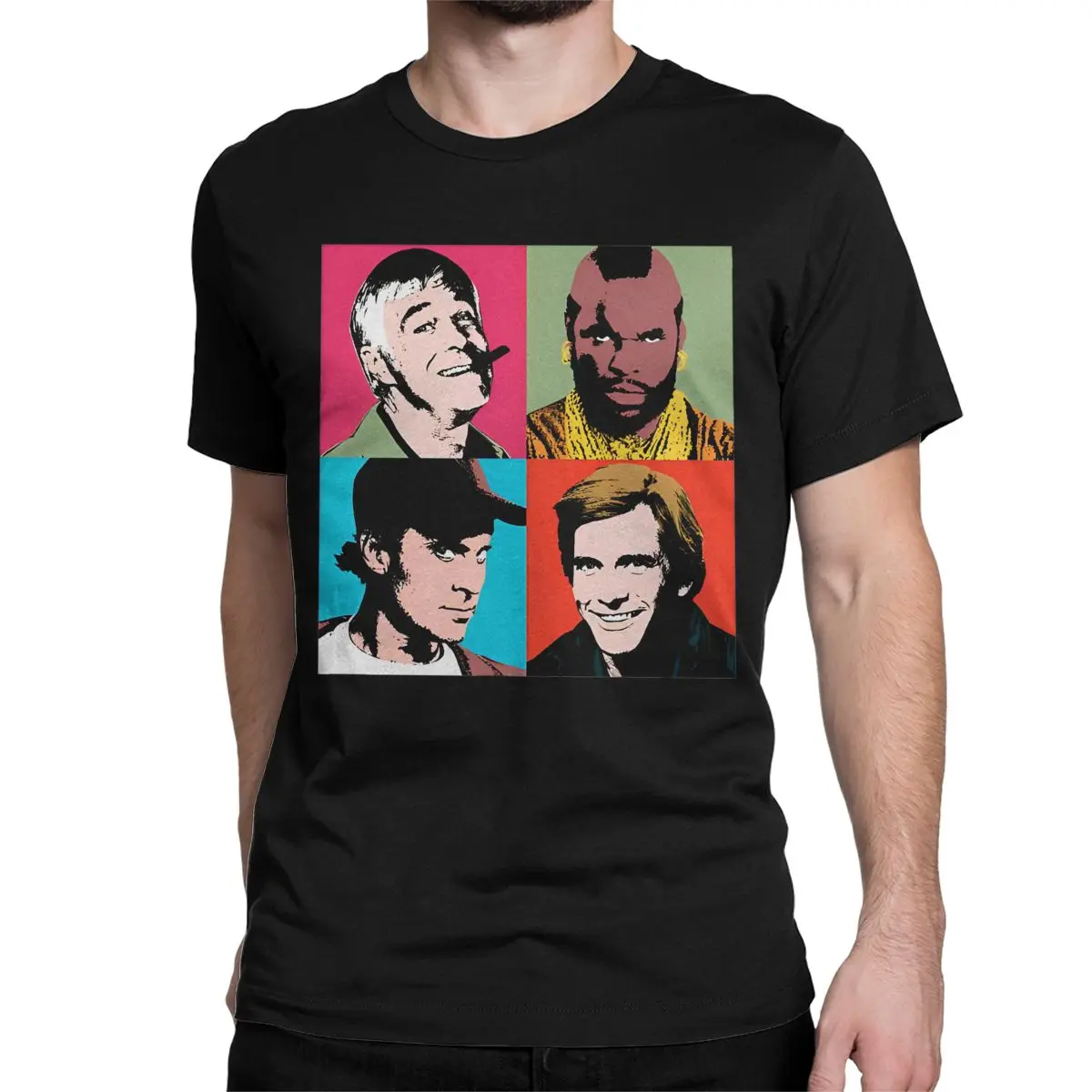 thumbnail image 1 of Camiseta del equipo A-Warhol, divertida camiseta de algodón puro para hombre y mujer, cuello redondo, manga corta, ideal como regalo., 1 of 7
