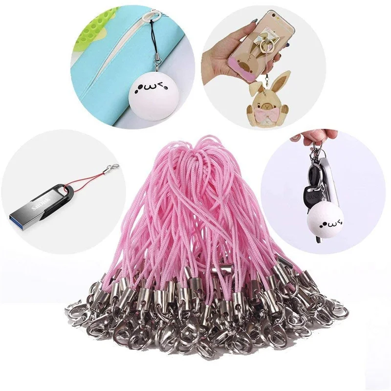 Mix-Colors Strap Charm Lariat Lanyard W/Lobster Clasp Cords For - Foto 3