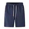 Summer Linen Shorts Men Casual Shorts Trunks Fitness Beach Shorts Man Breathable 100% Cotton Short Trousers 2