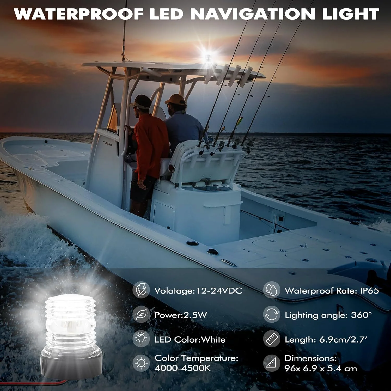LED 360° All-Round Marine Anchor Light