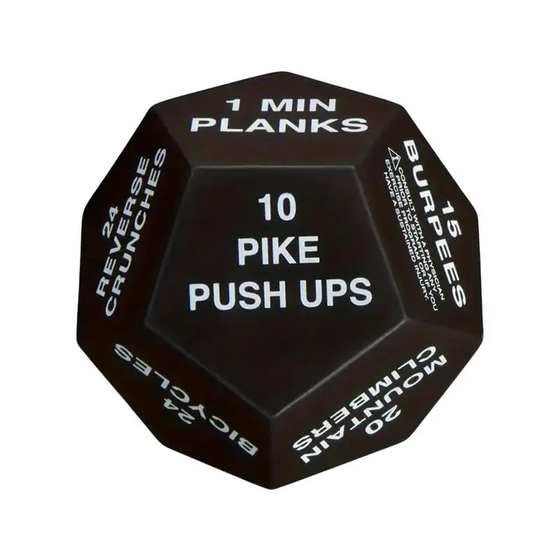 

Workout Dice For Exercise Portable Multi-Sided Workout Dice Fun Fitness Dice Sports Dice Training Supplies Fitness Gym Dice