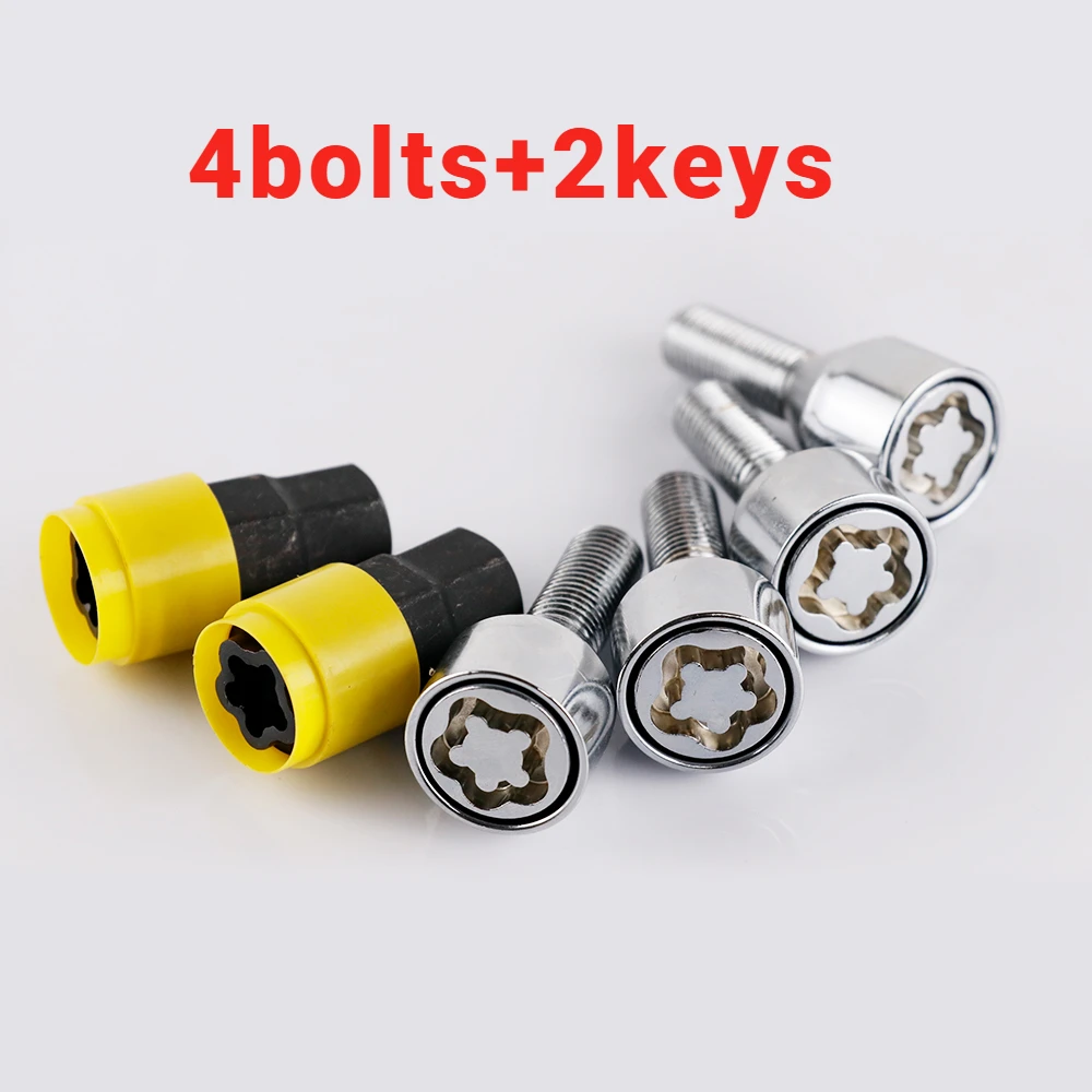 4+2 M12*1.25 High Quality Antitheft Security Steel Wheel Lock Lug