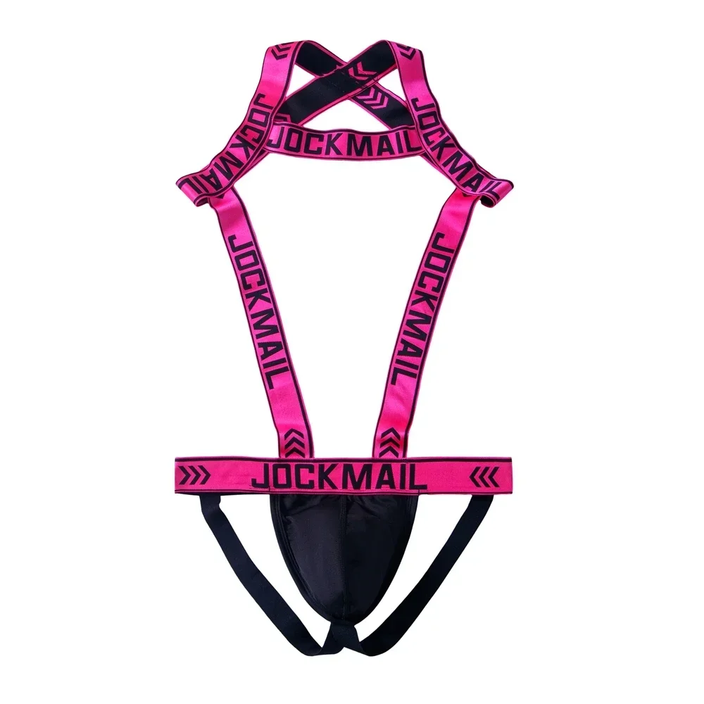Man Harness Gay Underwear Mens Lingerie Sissy Panties Men's Sexy Nylon Jockstrap Underwear Bodysuit Suspender Jumpsuits