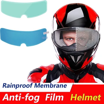 Fashion Helmet Anti-Fog Rainproof Film Nano Coating Clear Protective Patch Electric Bicycle Driving Universal Motorcycle New 1