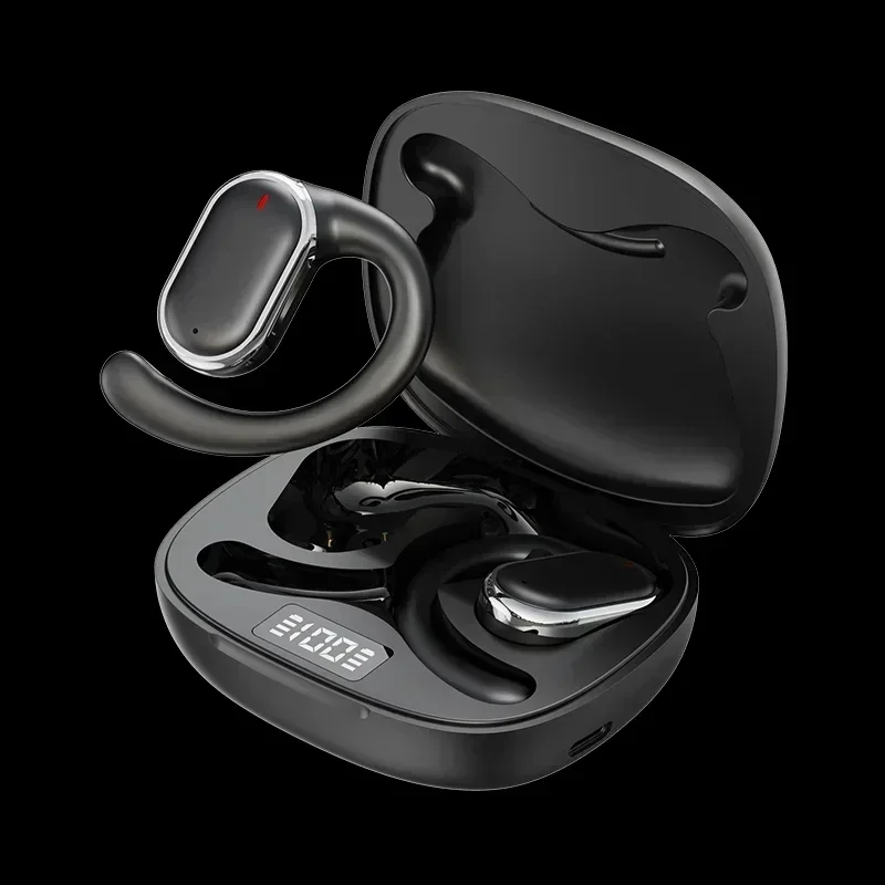 Wireless Bluetooth Ear Hanging Headphones Noise Reduction_voghion.com