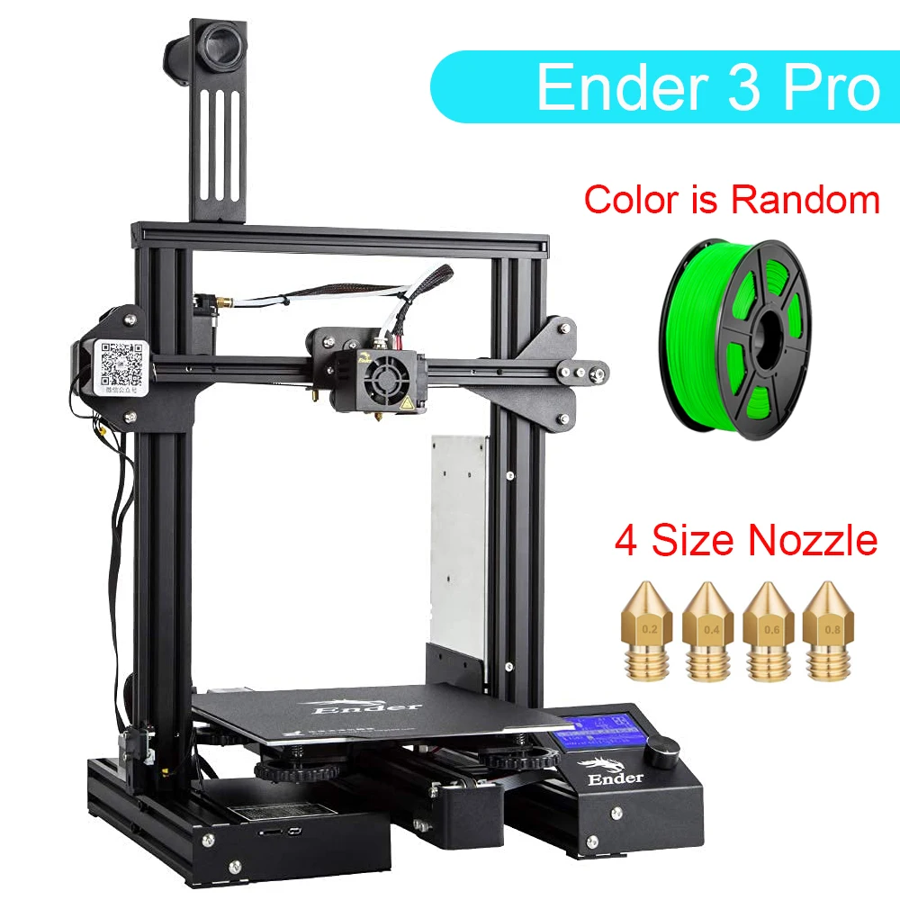 2022 DIY FDM 3D Printer Kit Ender 3 Pro 3D Printing Machine Print Size 220*220*250mm Magnetic Build Plate Resume Power Off large 3d printer 3D Printers