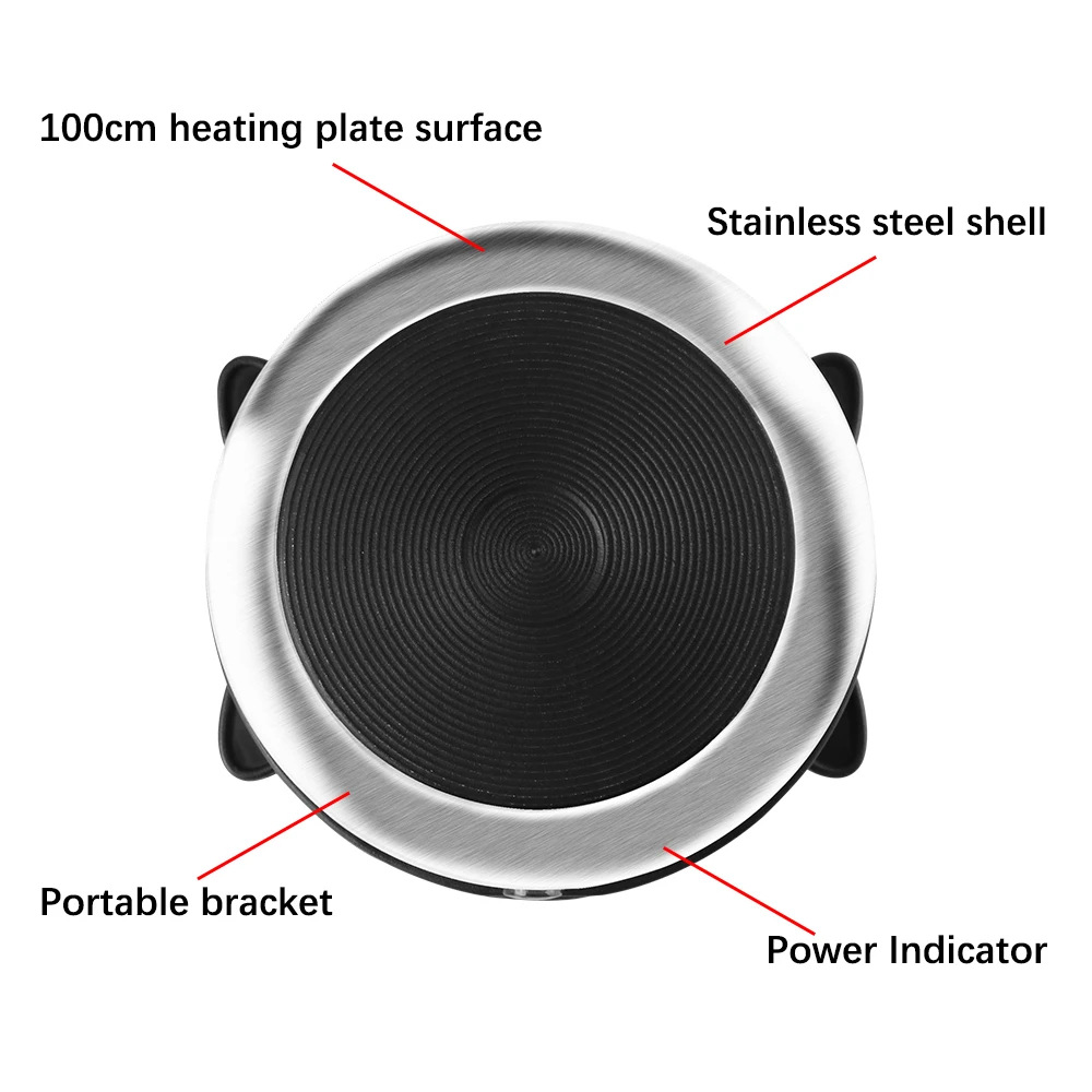Milk Water Coffee Heating Furnace Multifunctional Mini Electric Heater Stove thumbnail 4