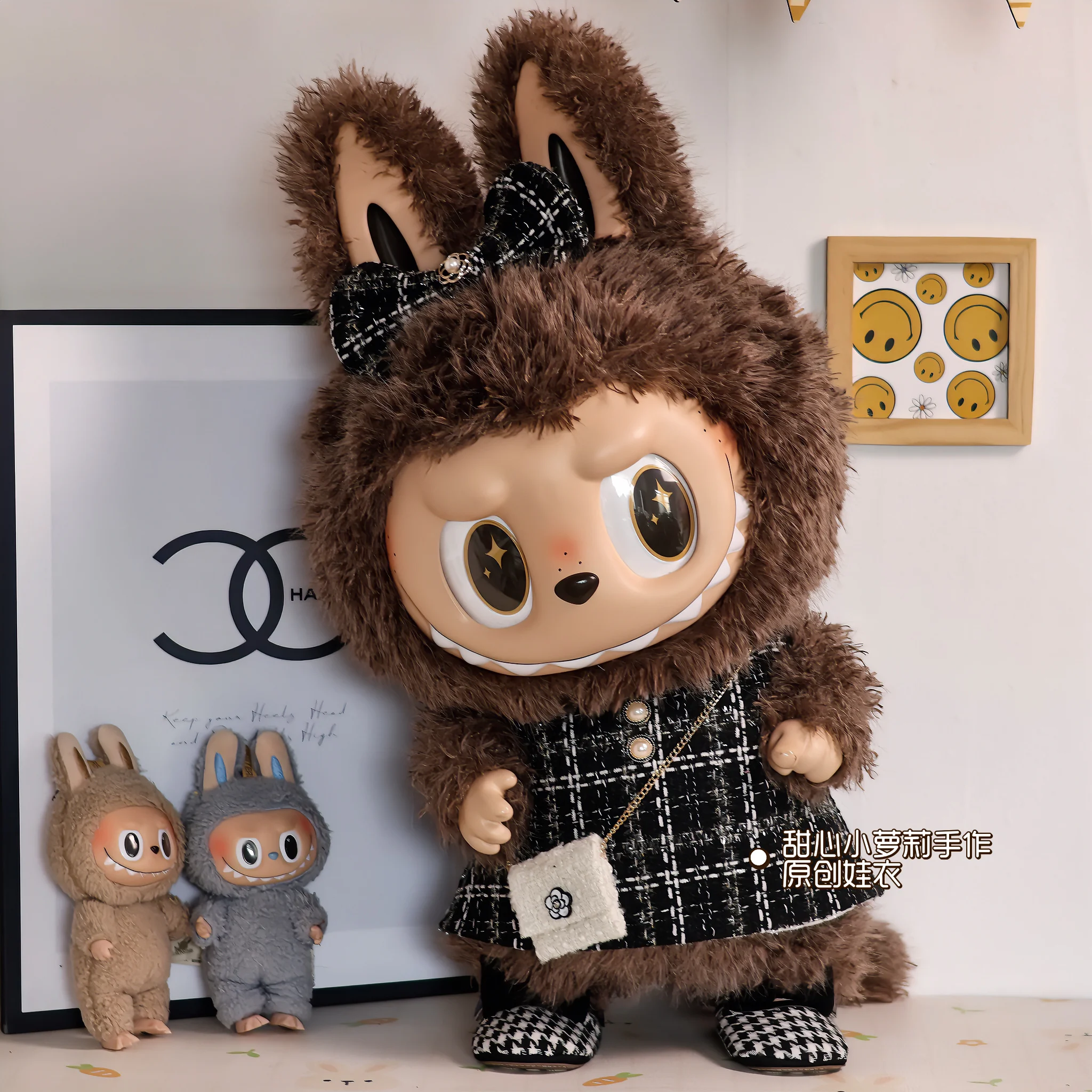 Zimomo Enamel Labubu Doll Clothing Large Clothes 58cm Labubu