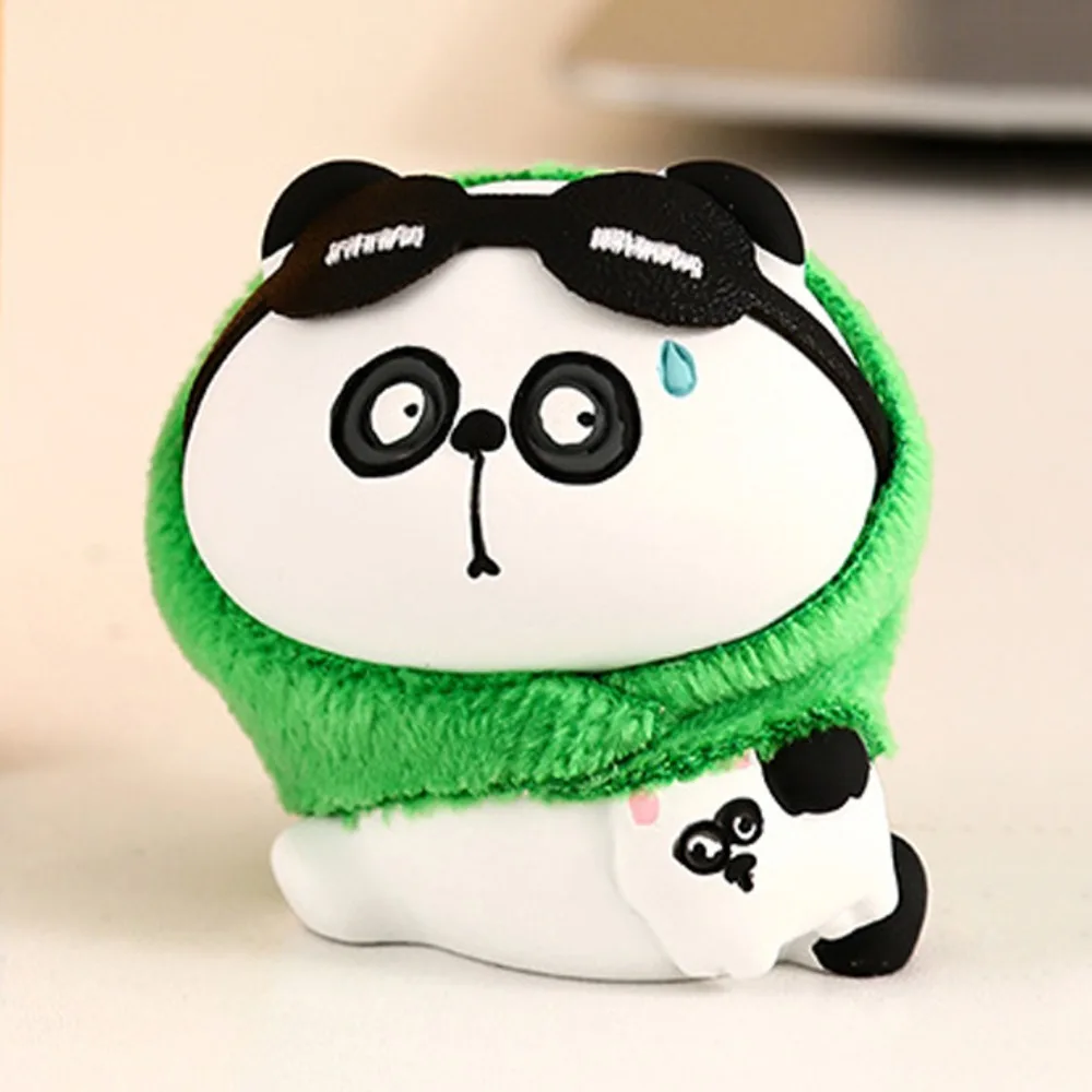 Cartoon Characters Chicken Capybara Desk Ornament Panda Dog Animal Funny Cute Small Animal Ornaments Living Room