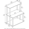 Turn-N-Tube 3-Tier Toolless Kitchen Storage Shelf, French Oak Grey/Black 3