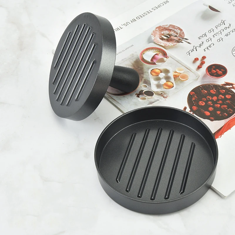 Stainless Steel Hamburger Maker Burger Press Round Shape Non-stick Cutlets  Hamburger Meat Beef Grill Burger Smasher Patty Mold - Meat & Poultry Tools  - AliExpress