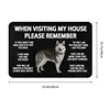 Siberian Husky Welcome Entrance Doormat Luxury Home Decorations Kitchen Balcony Long Rugs Bedroom Entry Door Carpet Non-slip Mat 3