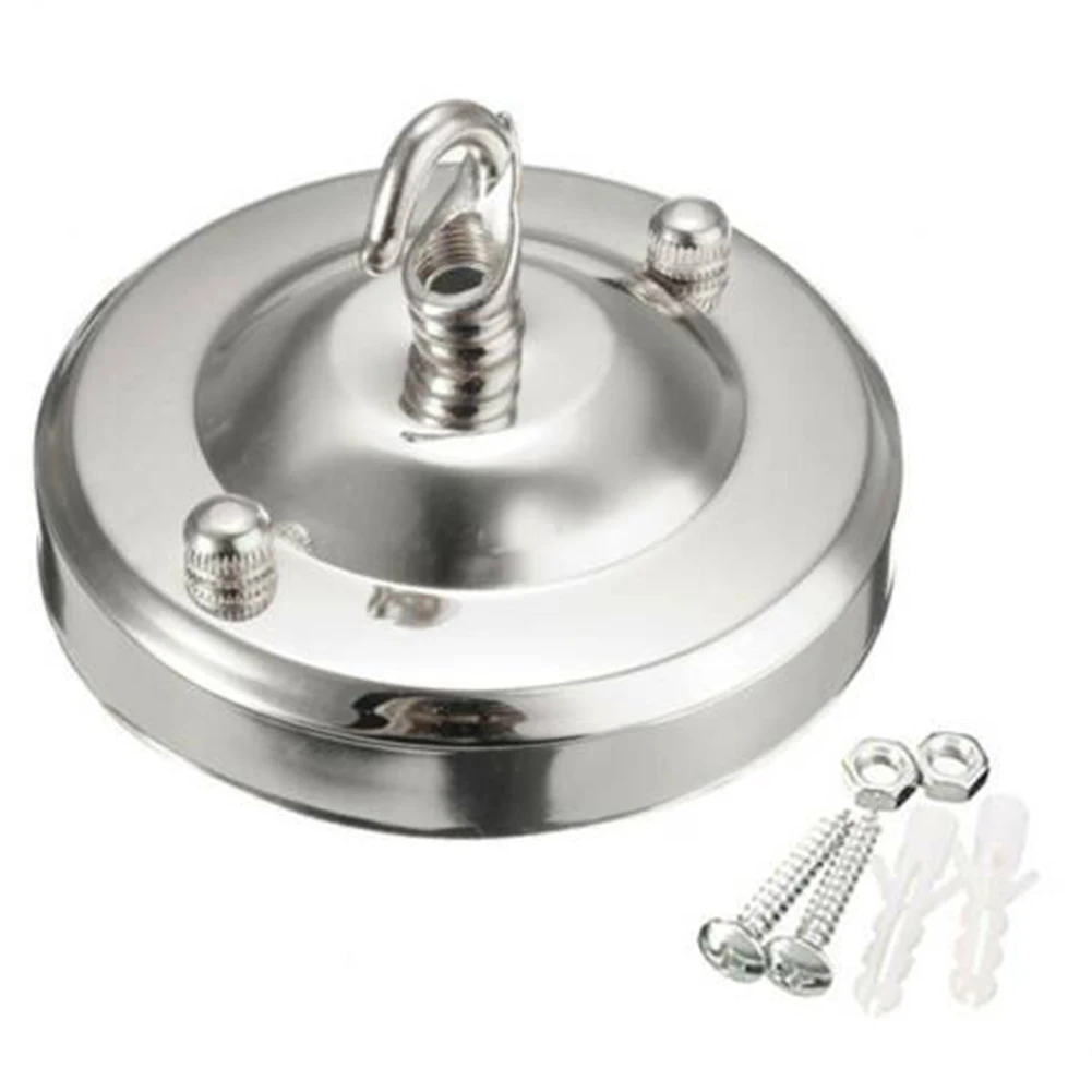 Ceiling Plate Holder Vintage Lamp Base Hook Plate Light Fitting Chandelier Decoration Hanger Pendant Lamp Parts