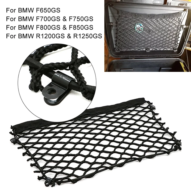 Motorcycle Nets Organizer Luggage Storage Cargo Net Mesh Top Case For BMW GS R1200GS R1250GS F700GS F850GS F750GS F650GS