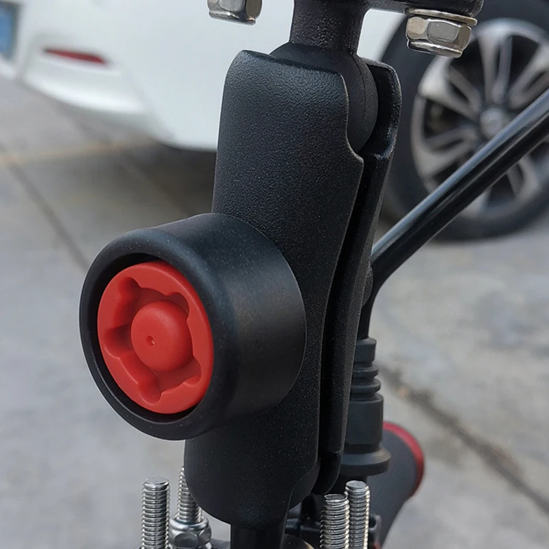 1 inch Anti theft Double Socket Arm and Tough-Claw Clamp Motorcycle Handlebar Bike Rail Mount Base Ball Head Gopro Mount SLR