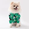 Thickened, Fashionable, and Stylish Green, Grey, and Red Cotton Dog Sweater for 2022 - Warm Pet Pullover Coat with Cute Mouse Cl 2