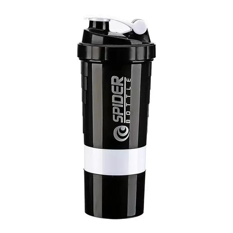 Shaker Bottle 600ml Shaker Bottle 20oz Protein Shaker Plastic Bottle Portable Fitness for Fitness Enthusiasts Athletes