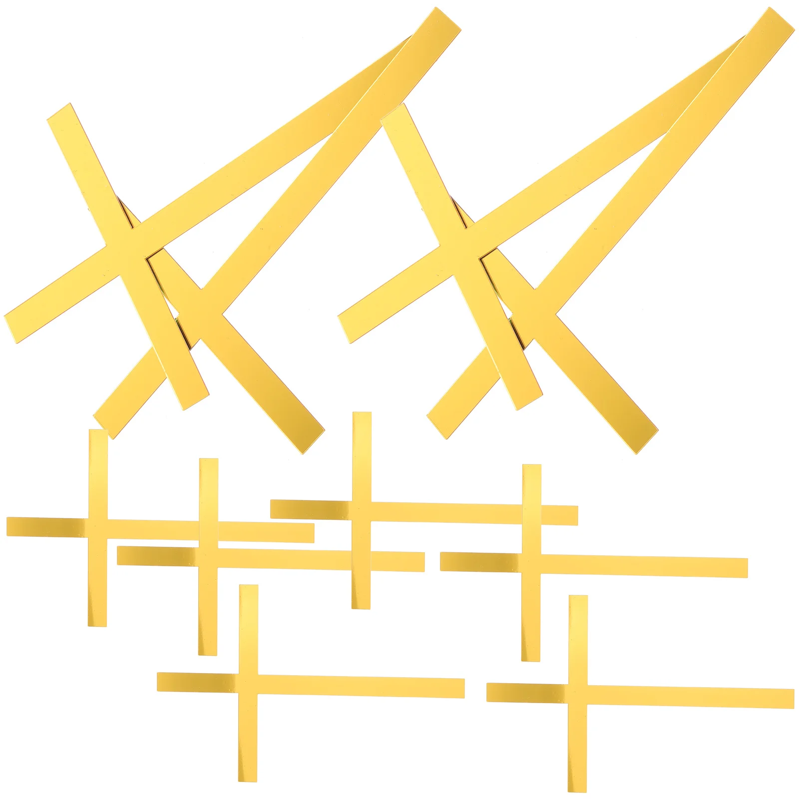 

10 Pcs Cake Decoration Wedding Ceremony Decorations Cross Creative Inserts Acrylic Dessert Toppers Baby Decorative for