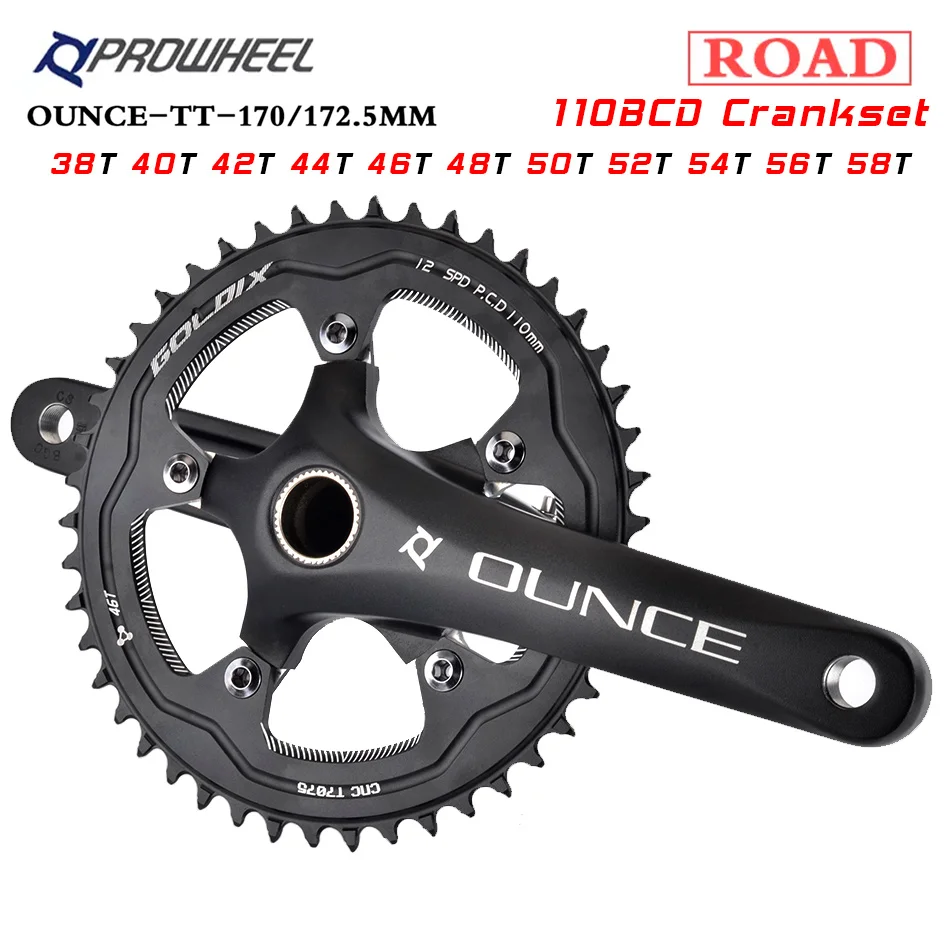 PROWHEEL OUNCE   ũũ Ʈ 110BCD 40-58T ü  170/172.5mm  ˷̴ ձ  ũũ  ȣȯ ø