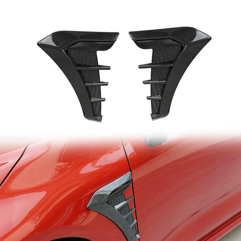 

Боковые вентиляционные отверстия для крыльев Toyota Corolla Altis Levin 2019 2020 2021 ABS боковое крыло потоковая наклейка