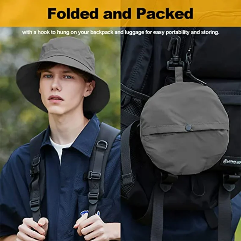 Sun Hats Fisherman Hat Sunscreen Hats Bucket Hats Sun Hat Summer Waterproof Bucket Hats