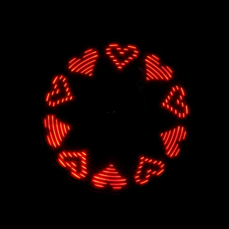 

Portable Handheld Mini LED Flashing Fan Super Mute Battery Operated For Cooling