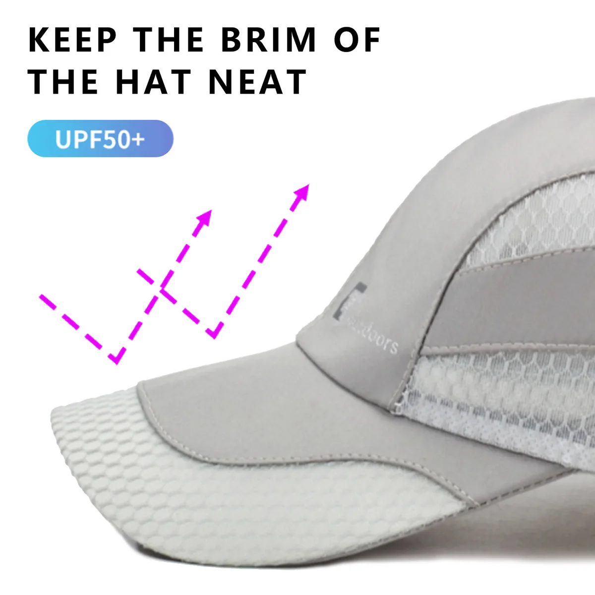 The New Spring Sun Hat Outdoor Travel Baseball Cap Sports Breathable Hat Screening Speed Dry Hat