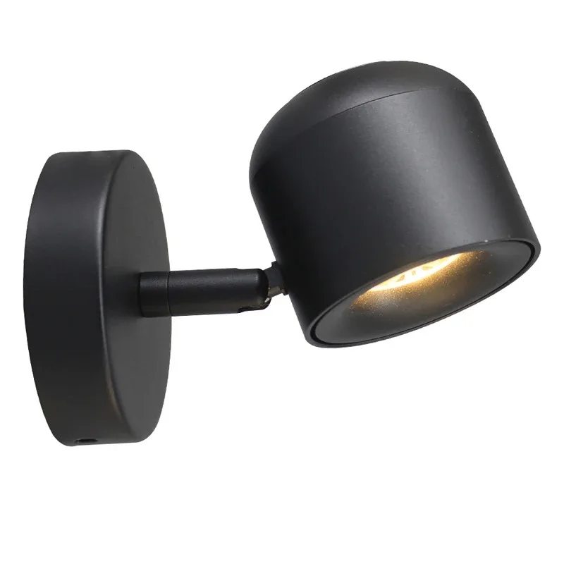 2024 모던 LED 벽 램프, 조도 조절식 매트 알루미늄 벽 조명, 침대 옆 복도 거실용, 7W, 9W