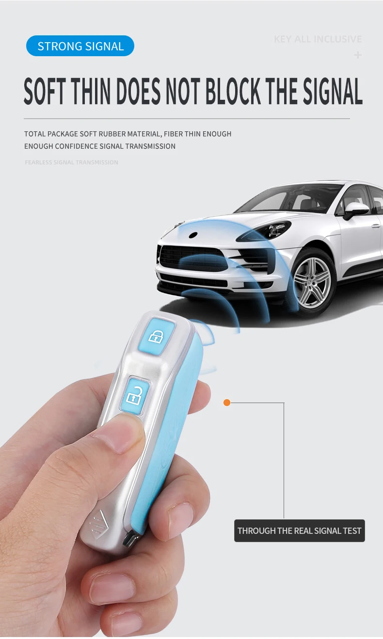 New Fashion Soft Tpu Flip Key Fob Cover Case Holder per Kia Sportage Cerato Forte 2019 2020 - S7bf14de247434fd790f3a2dcc3898fdbE