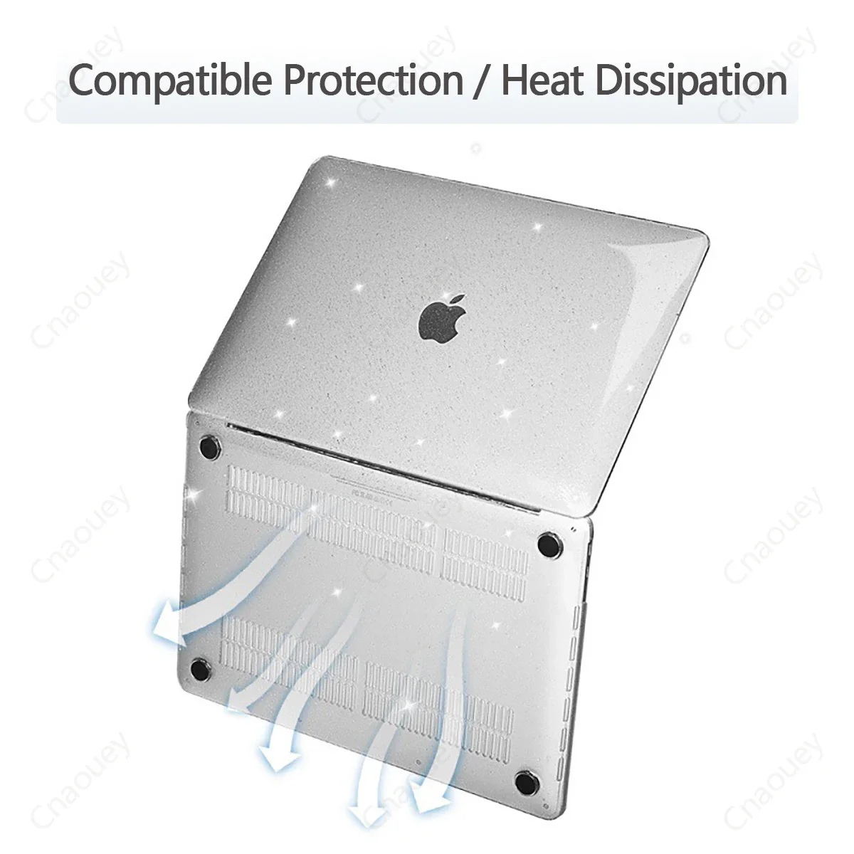 Capa para Laptop Anti-impressão Digital para Apple Macbook Escudo Protetor Apple m1 Chip m2 Air13.3 Air15.3 Air13.6 Pro13 Pro14 Pro16 - Imagem 3