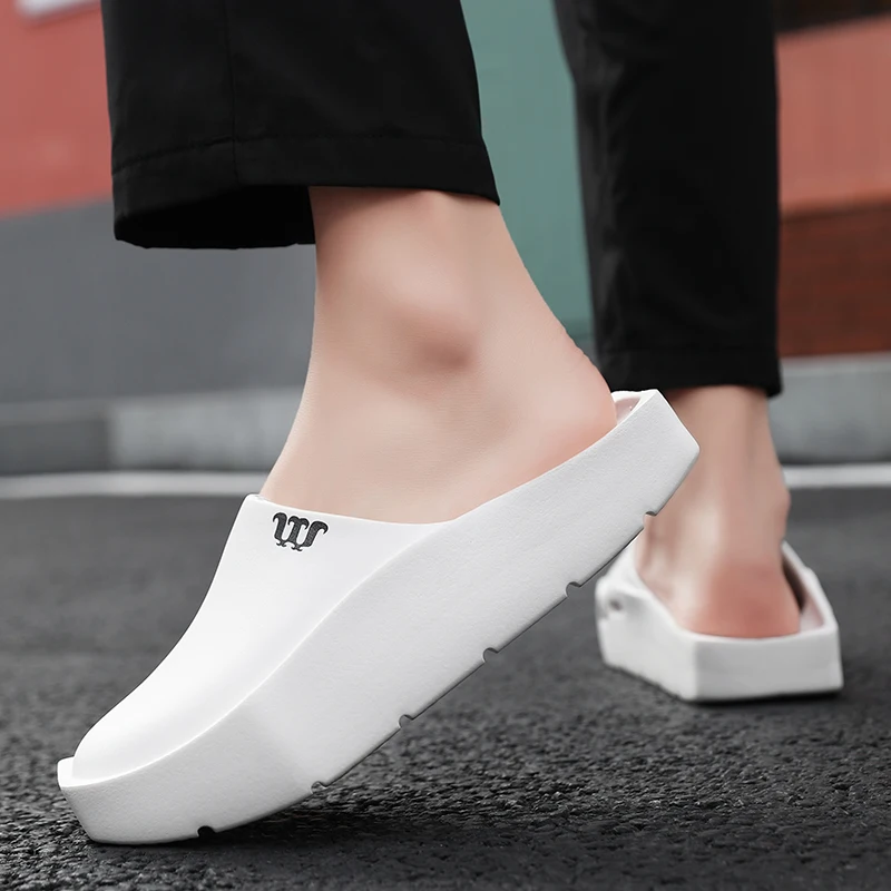 الصيف الرجال النعال سميكة منصة الوجه يتخبط الرجال...