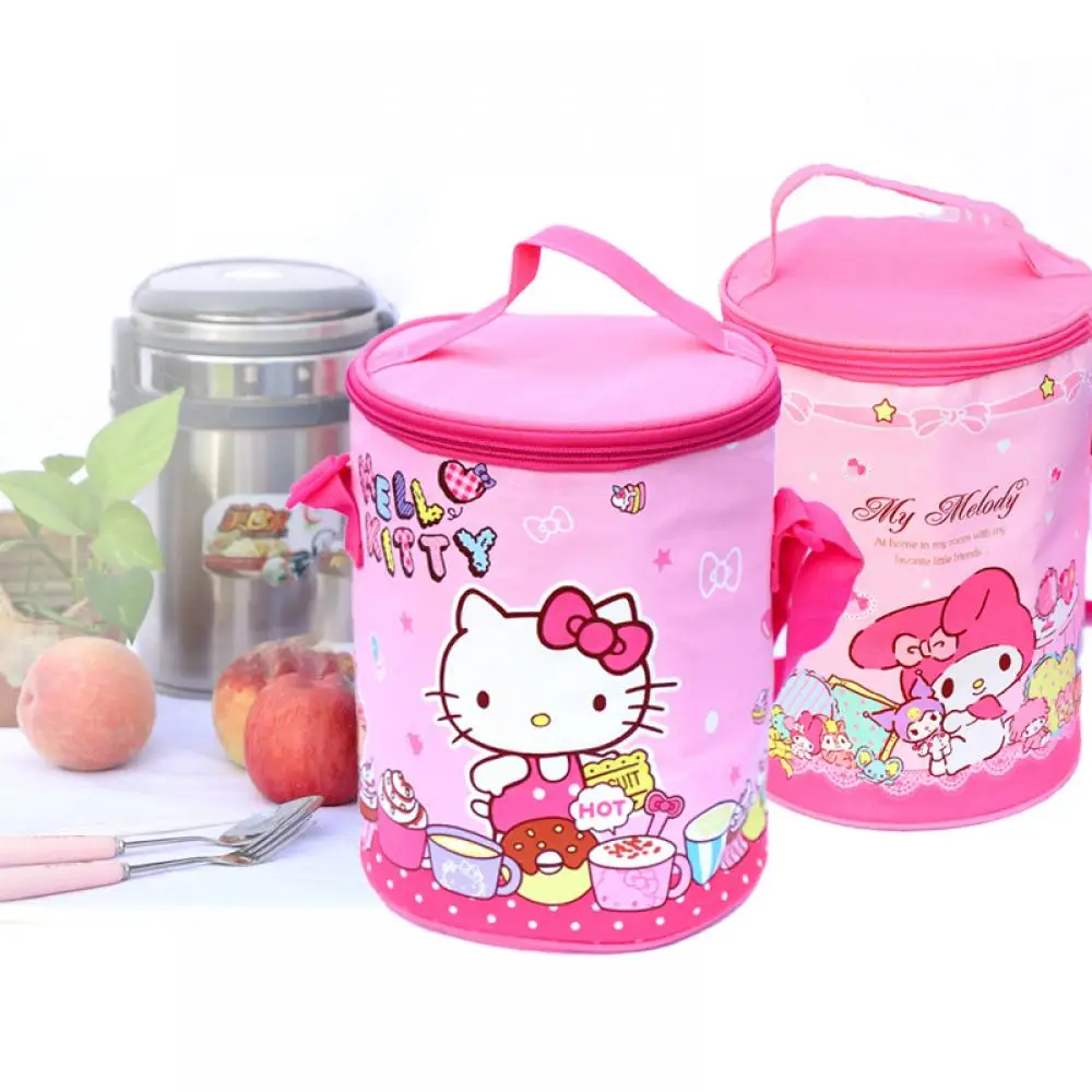 

Изоляционные сумки в новом стиле, ручная работа, Рисунок аниме «Моя Мелодия», удобный Ланч-бокс, сумка для пикника, портативная, большая емкость