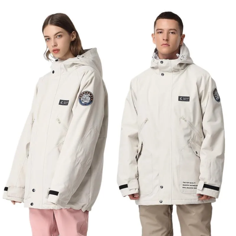 Waterproof Snowboarding Coat Warm Snowboard Ski Jacket Men Overalls Waterproof Windproof Snow Coat