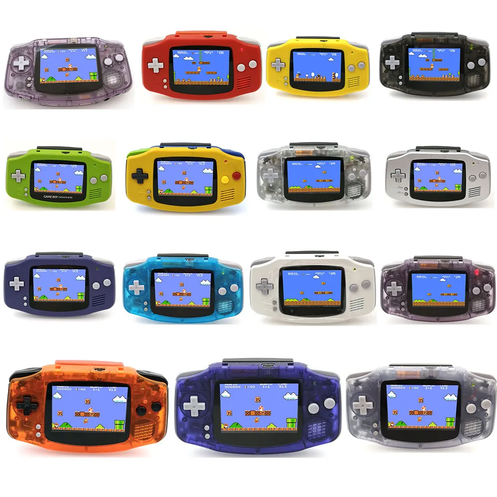 

Refurbished 10 level Brightness V2 Game Console For Game Boy Advance GBA Game Console with V2 IPS Backlight Blacklit LCD Mod