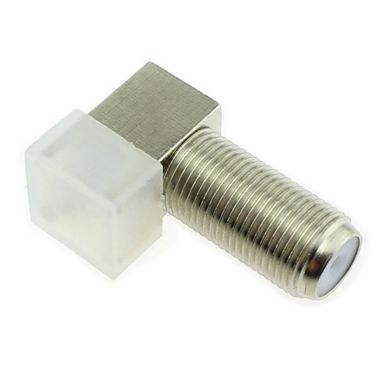 1pc F Type Female Jack RF Connector Right Angle PCB Mount Nickelplated NEW