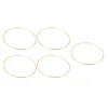 5 Pcs Metal Dream Catcher Hoops Iron Tool Dream Catcher Circle Wind Chime Home Decor Diy Supplies Round Rings For 4