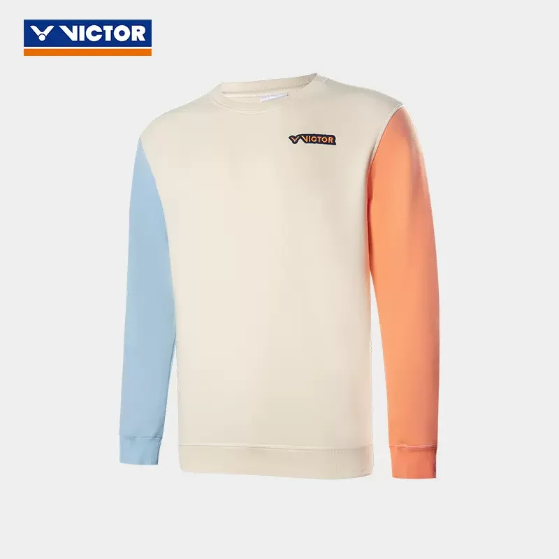 Victor sport Knitted hoodie men women training series fashion Jersey badminton clothing sportswear long sleeve winter