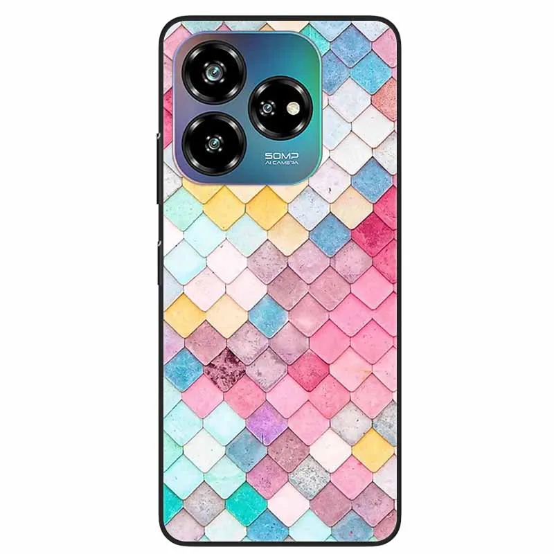 ZTE Blade V60 Design Black Soft TPU Silicone Back Cover - Sleek Protective Phone Case