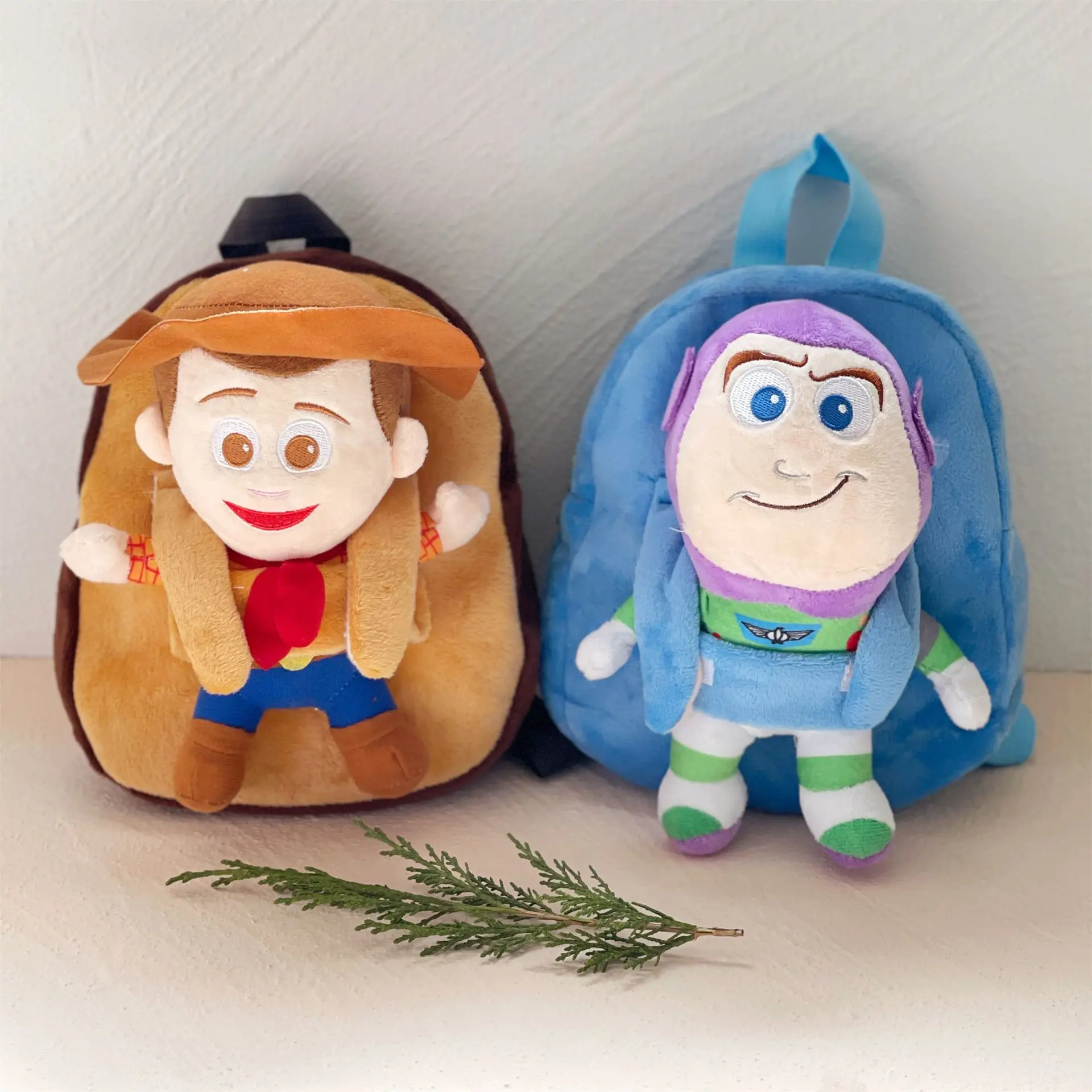 Anime Disney Cartoon Toy Story Buzz Lightyear Woody Toy Doll Zaino Per Bambini Kawaii Leisure Borsa Monospalla