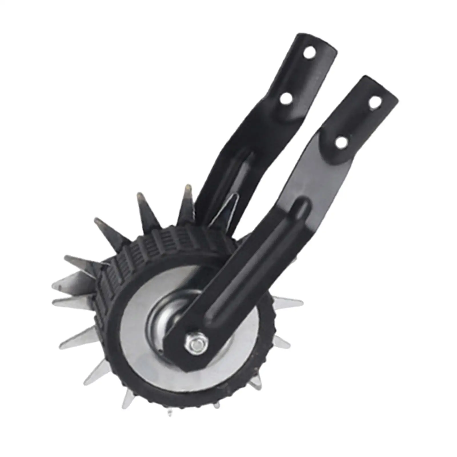 Lawn Edger Tool Wheel Rotary Edger Hand Saw Cordless Manual Lawn Edger Rotary Shear for Park Garden Yard Landscaping Sidewalk 5